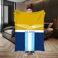 Nap Blanket Bed Lazio Logo Thermal Blankets for Bed Designer Throw Blanket for Sofa Luxury Home and Decoration Blankets & Throws 1