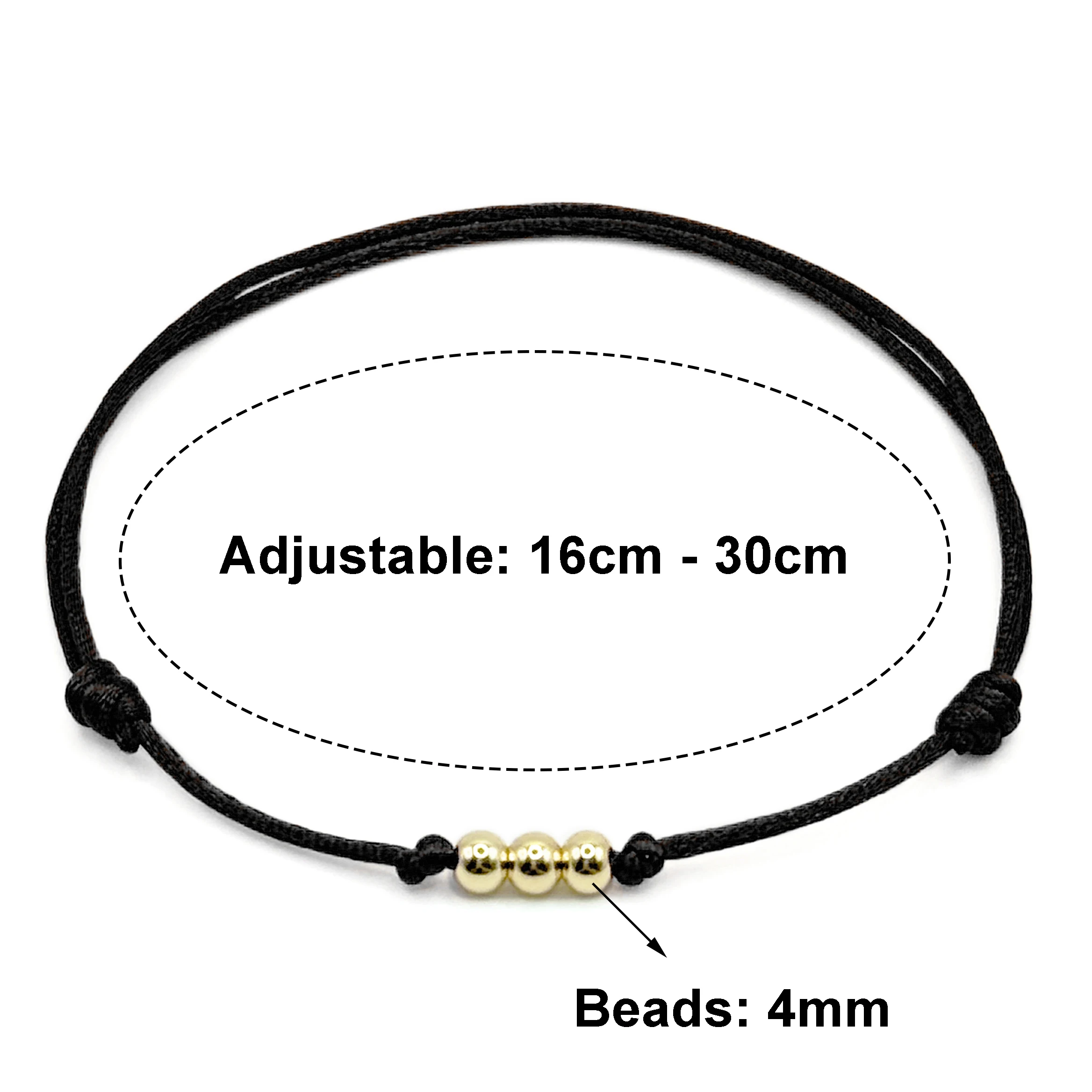 4 Pezzi Braccialetti Rossi, Bracciale Donna, Bracciale Portafortuna