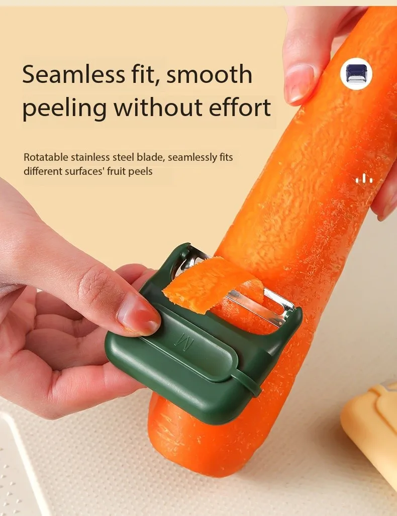 Description Picture 4 of itemPortable Fruit Peeler Magnetic Peeler Home Multi-Function Fruit Peeling Knife Scraper Vegetable Apple Potato Peeling Too