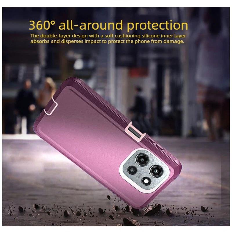 Ultimate 3-Layer Heavy Duty Hybrid Protective Case
