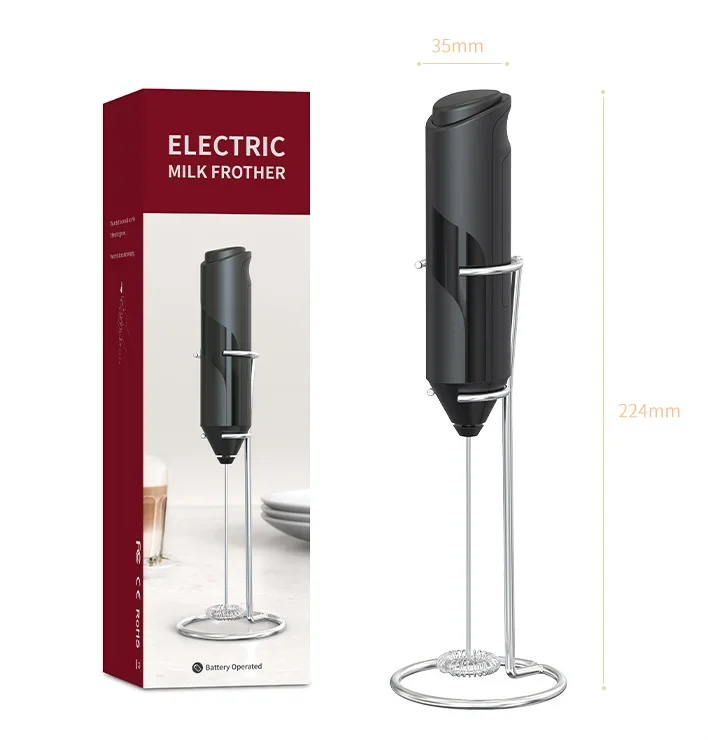 Compact Wireless Coffee and Cream Frother