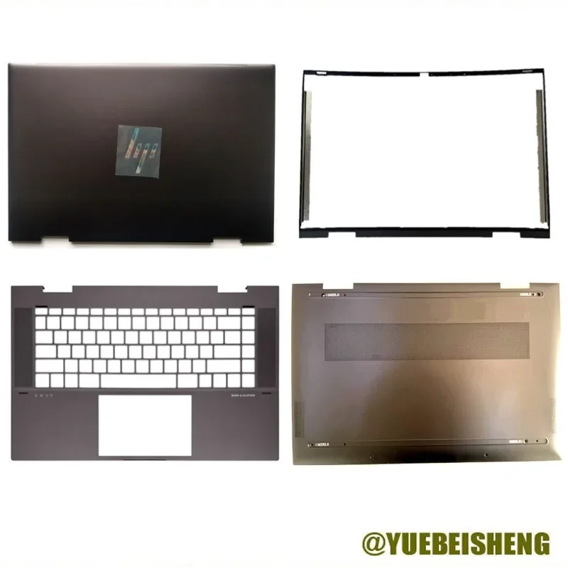 

YUEBEISHENG New/org for HP ENVY X360 15M-EU 15M-ES LCD back cover M45477-001 /Front bezel /Upper cover /Bottom case