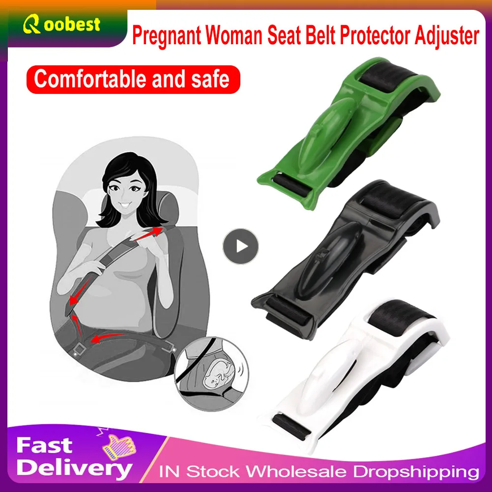 

Car Seat Safety Belt For Pregnant Woman Maternity Moms Belly Unborn Baby Protector Adjuster Extender Kit Automotive Accessories