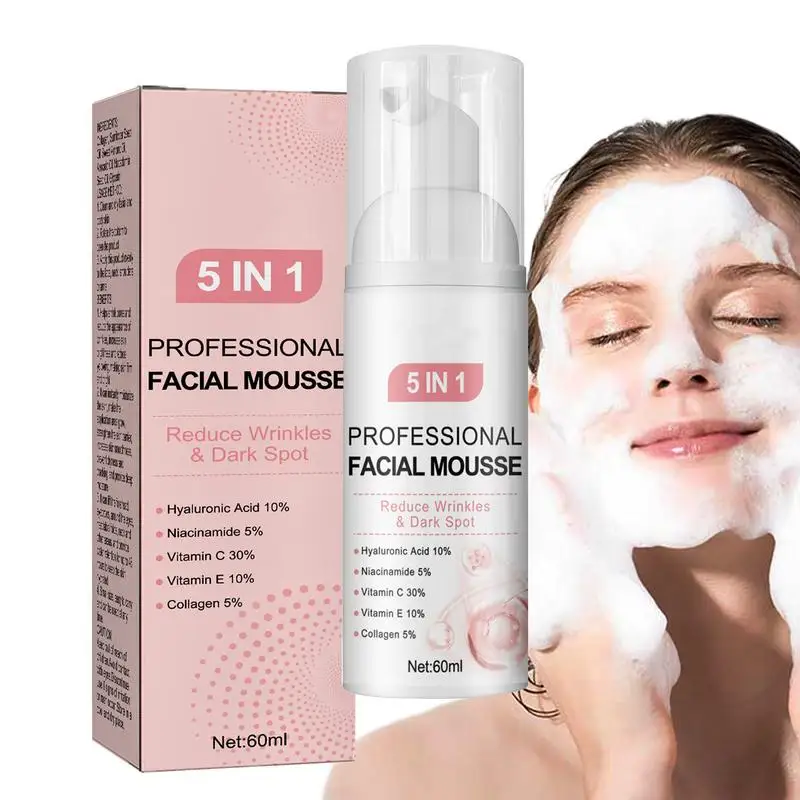 Facial foaming Cleanser Deeply Cleansing Oil Control Moisturizing Blackhead Removal Skin Care Face Wash Foam Cleanser gentle facial foaming cleanser deep skin cleaning pore acne remove spots oil control moisturizing nourishing face wash skin care