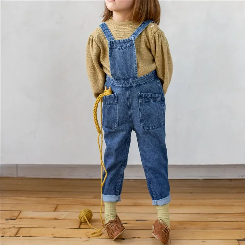 Kinder Strap Overalls Soor Ploom Marke Baby Mädchen Strampler Neue  