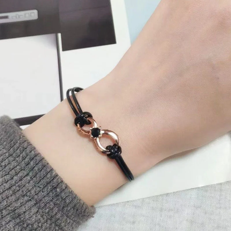 고품질 오리지널 스테인리스 스틸 주얼리 라운드 보우 목걸이 귀걸이 팔찌 여성용 고급 액세서리 선물