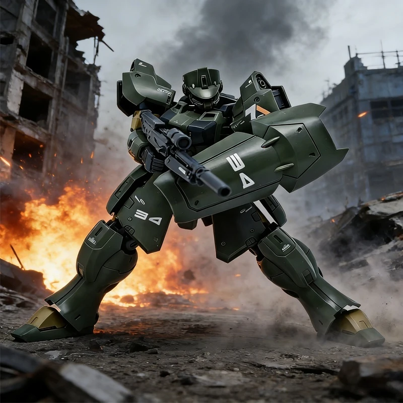 셰이크 메인랜드 1/144 자볼 밀리터리 메카 모델 키트 고기동성 액션 피규어 메카 조립 모델 키트 데스크탑 장식품 장난감