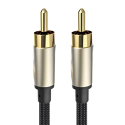 Premium Gold Plated RCA Coaxial Audio Cable - 0.5 m (MULTI)