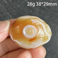 Natural Sardonyx Agate Alxa Gobi Eye Mineral Specimen Energy Crystal Chakra Reiki Healing Stone Garden Decor Gift 2