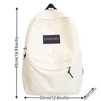 Waterproof Women's Backpack Spacious Adjustable Stylish Nylon Shoulder Bag Suitable For High School College Students Casual Bag 2