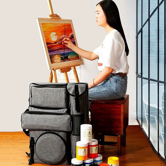 Art Portfolio Carrying Case Portfolio Backpack Large Art Portfolio Carrying  Bag for Sketching Painting Artwork Canvas Posters - AliExpress