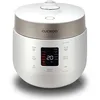 Twin Pressure Rice Cooker & Warmer with Nonstick Inner Pot, 16 Menu Options, 3 Voice Guide, Auto Clean (White) 1