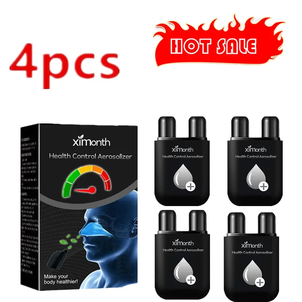 

4PCS Nasal Repair Herbal Box Smoking Clear Natural Essential Oil Liver Cleansing Inhaler Nasal Herbal Cleansing Lung Box Nose