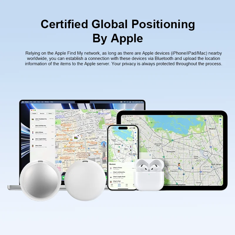Global Positioning Anti-Lost Smart Tracker - Universal Key, Pet, Wallet, and Luggage Locator with Two-Way Search Alarm