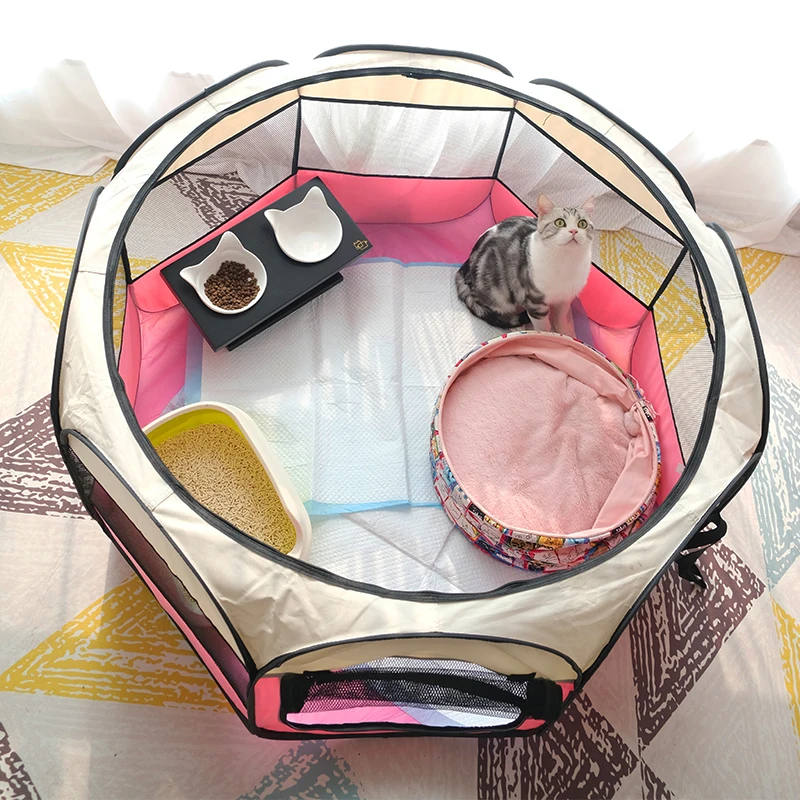 Folding Pet Tent Dog House Camping Accessories Pet Cage Octagonal Cage Fence Outdoor Playpen Puppy Shelter Folding Pet Tent Dog House Camping Accessories Pet Cage Octagonal Cage Fence Outdoor Playpen Puppy Shelter