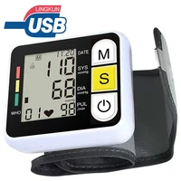 Digital Wrist Blood Pressure Monitor Medical Upper Arm Sphygmomanometer Automatic Tonometer Tensiometro Blood Pressure Meter 1