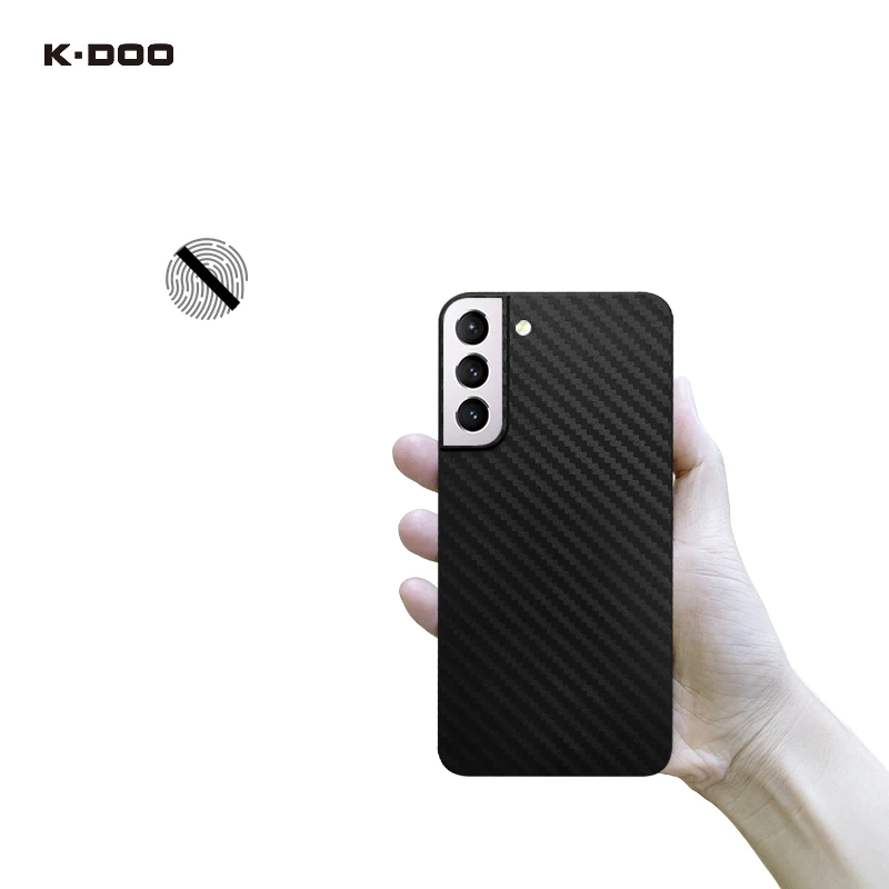 K-Doo Carbon Fiber Case For Samsung Galaxy S22 Ultra Ultrathin PP 0.3mm matte Super Thin Ultra Thin Protective Cover S22 Plus samsung cute phone cover