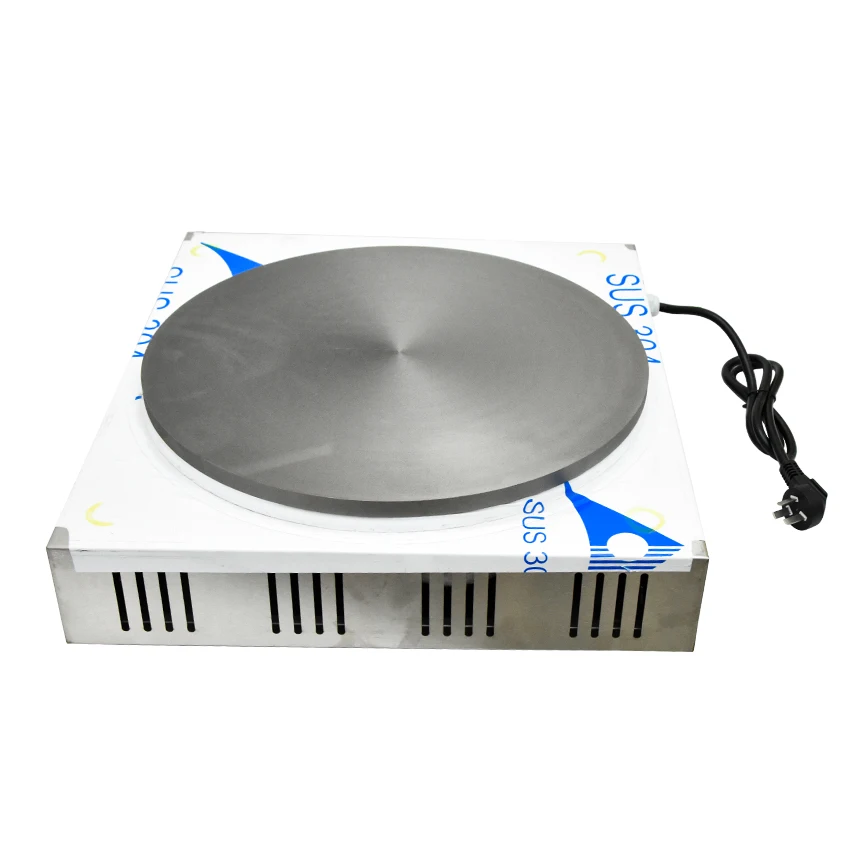 2KW Commercial Electric Crepe Machine For Pancake Baking Plate Pan Multigrain  Pancake Maker 40cm Diameter Heating Surface 220V AliExpress