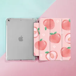 Honey Peach Tablet Case with Pencil Holder and Auto Wake/Sleep Feature - iPad 2020 21(12.9) (Honey Peach)