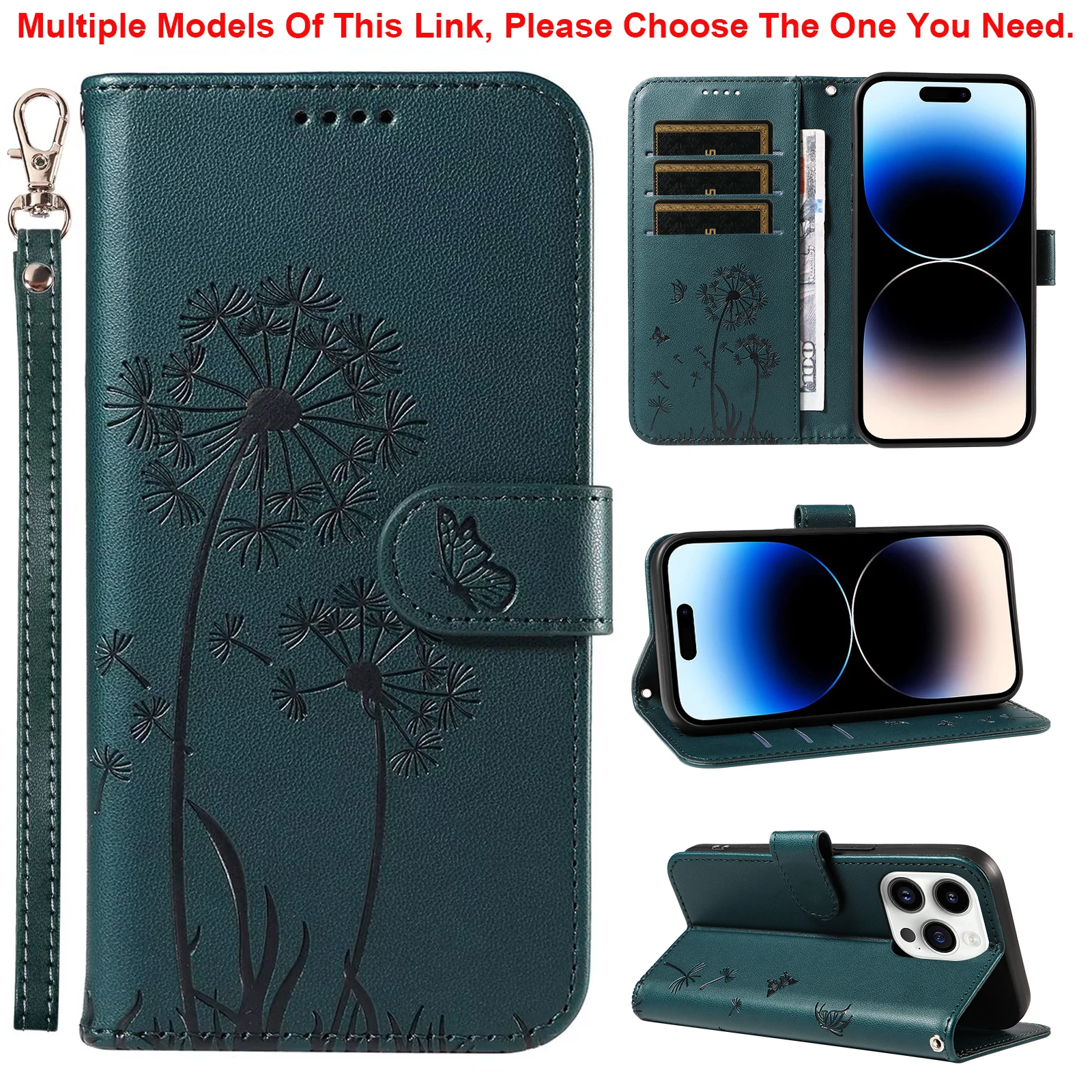 Luxurious Wallet Leather Phone Case