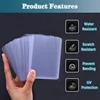 35PT Top Loader Clear Protective Trading Card Topload Holder Hard Plastic Card Sleeves Holder for Baseball Card Sports Cards 3