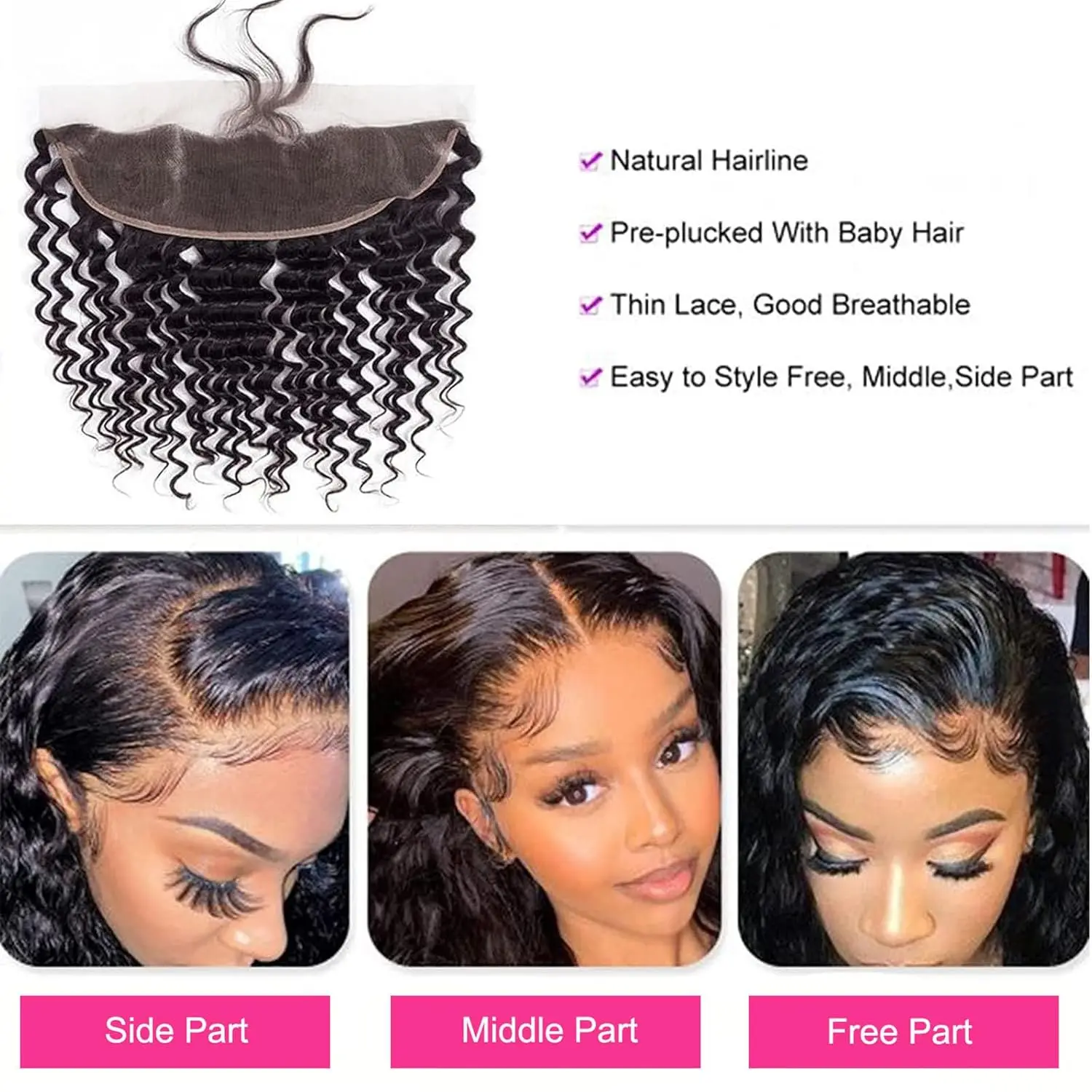 Brazilian Virgin Deep Wave Human Hair 1 3 4Bundle Unprocessed Human Hair Bundle Wet And Wavy Bundles Double Weft Deep Curly Wave