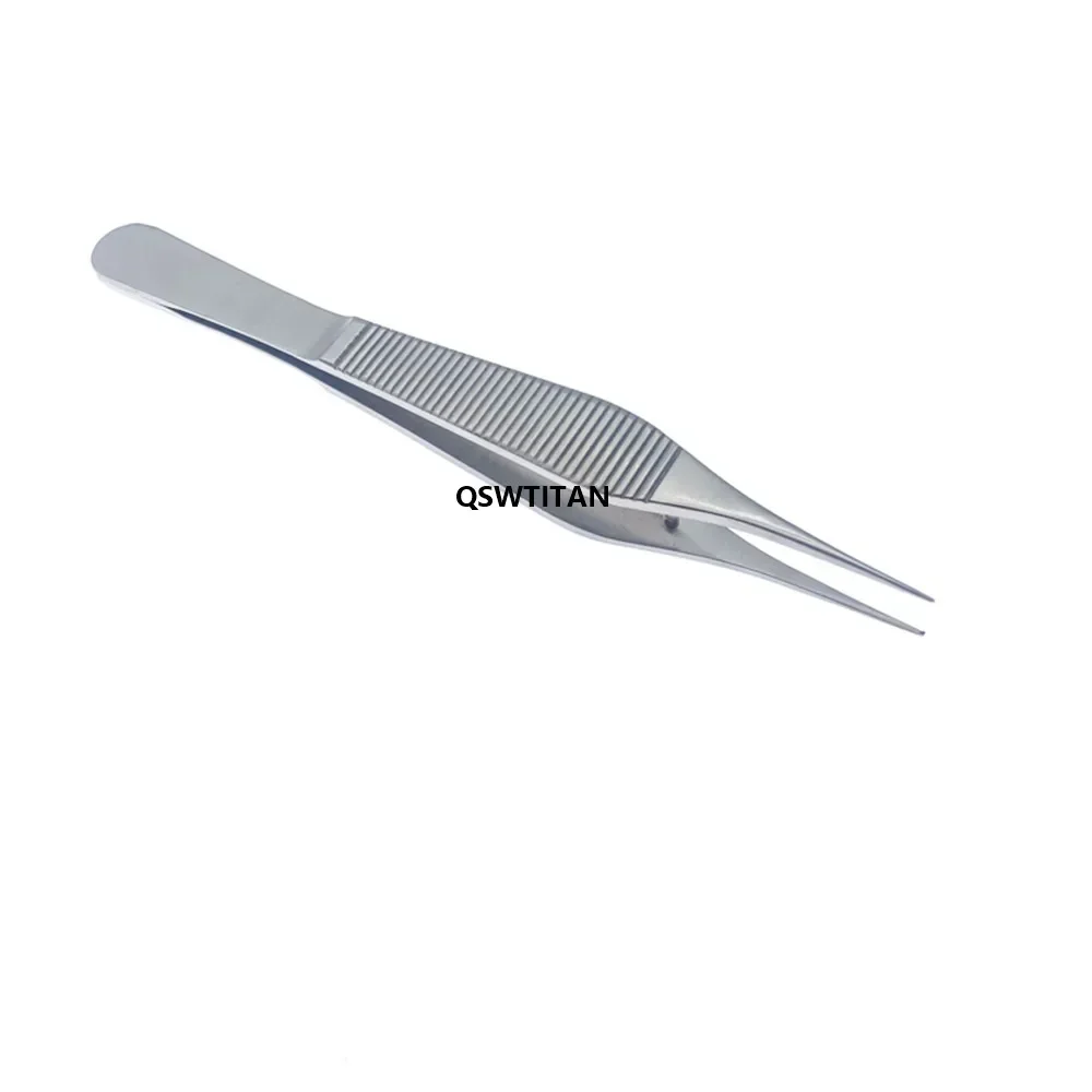 Ophthalmic Tweezers Tissue Forceps Stainless steel Teethed /Platforms Forceps Surgical Instruments 120mm for ophthalmic tool,surgical instruments,capsulorhexis forceps