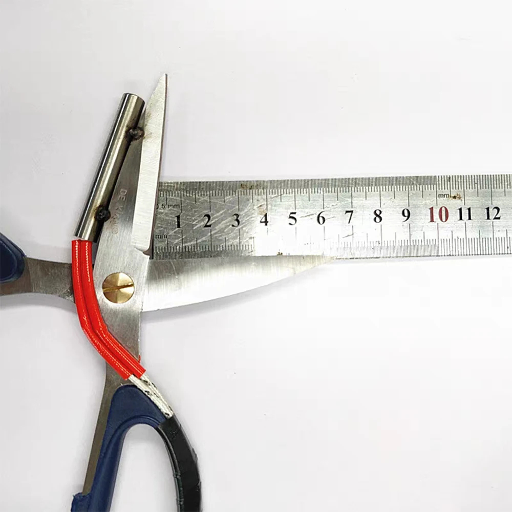 Electrothermal Scissors Stainless Steel Electric Heating Tailor Scissors Heated Cutting Scissors for Curtain Non-Woven Fabrics 2