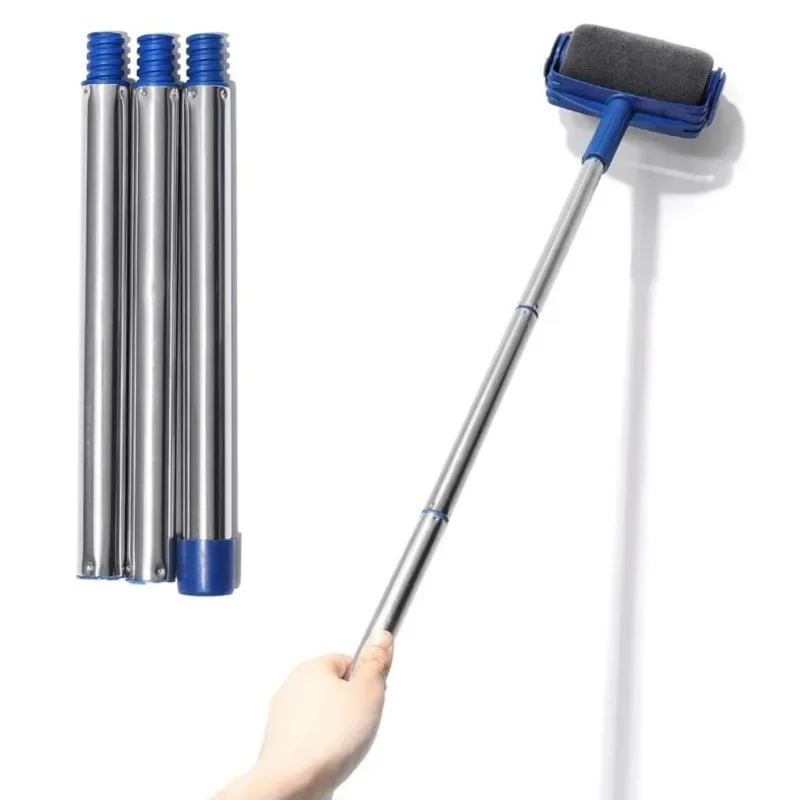 Multi Functional Handle Paint Roller Set Plastic Handle Painting Roller Brush for Office House Decoration paint brush paint roller