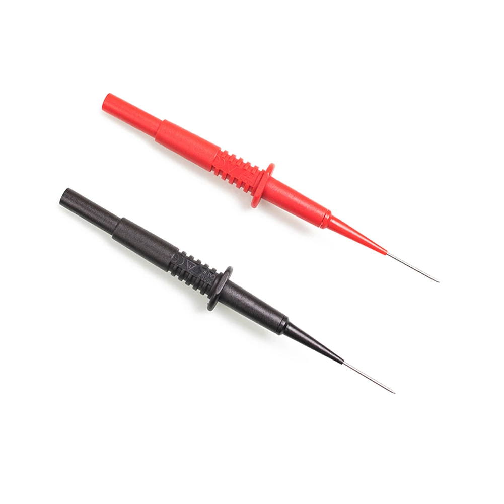 

2PCS Test Pin 1mm Test Probe Tips Electrical Connector 4mm Female Banana Socket No Stripping Wire Test Pin For Multi-Meter