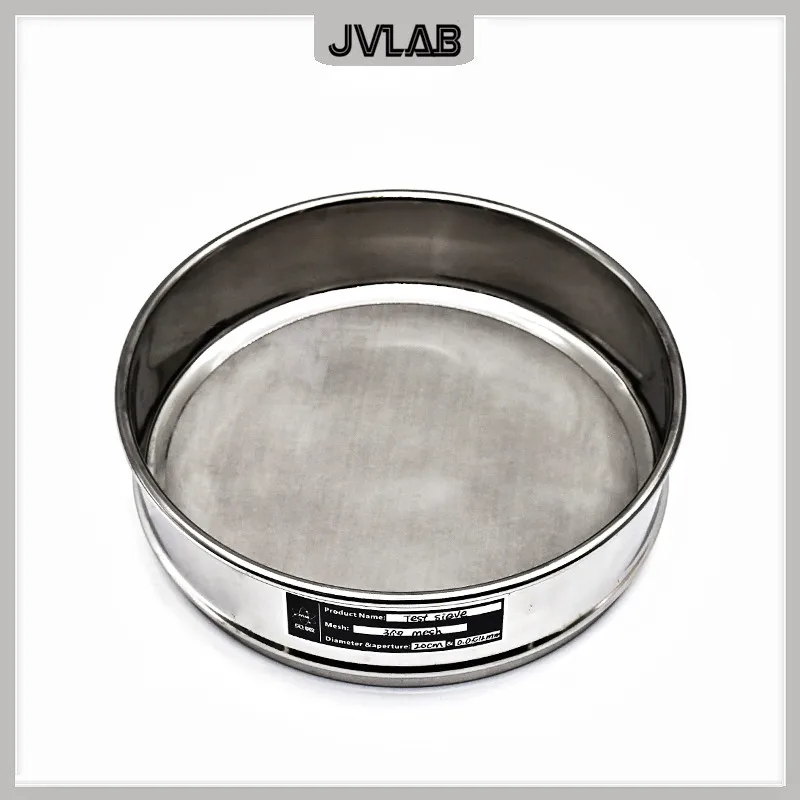 Analysis Sieve Lab Test Sieve Sampling Inspection Pharmacopeia Standard All Stainless Steel Diam.20cm 700 Mesh / 0.02mm
