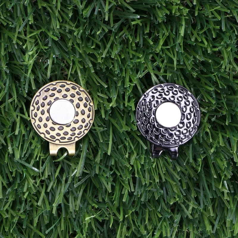 Golf Hat Clips Golf-Ball Marker Holder Zinc Alloy Magnetic for Golf Gloves Hats Bags Hat Visors Belt