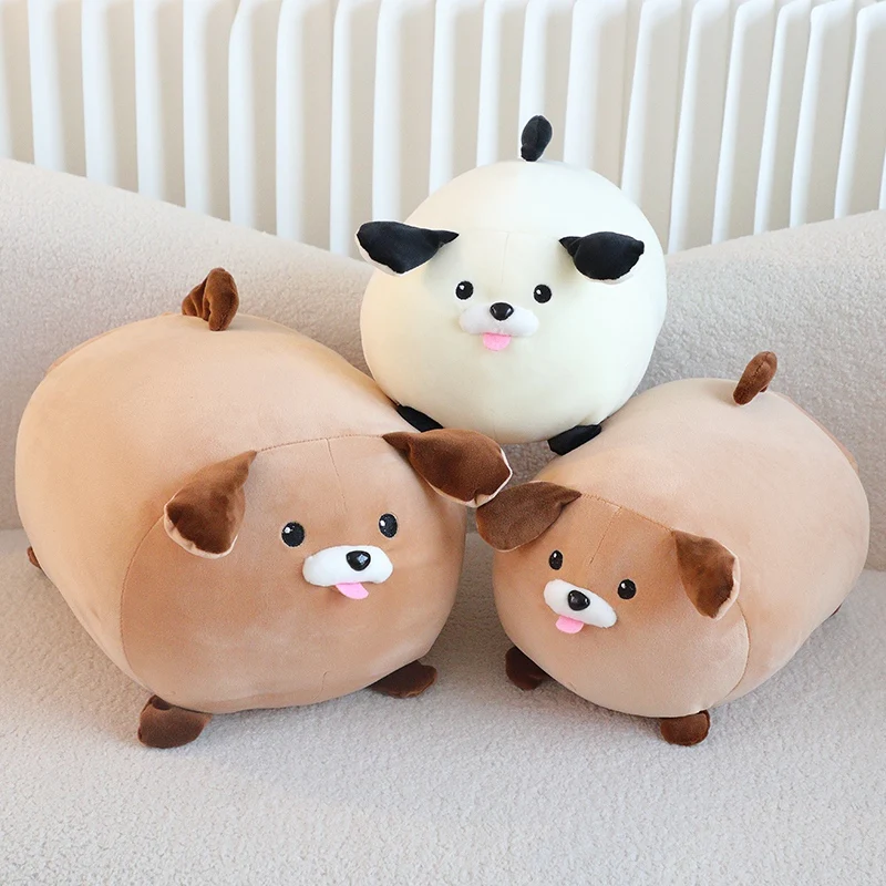 

New Arrive Kawaii Anime Simulation Chubby Dog Plush Toys Stuffed Lifelike Super Soft Dog Doll Nice Gifts Home Car Decoration