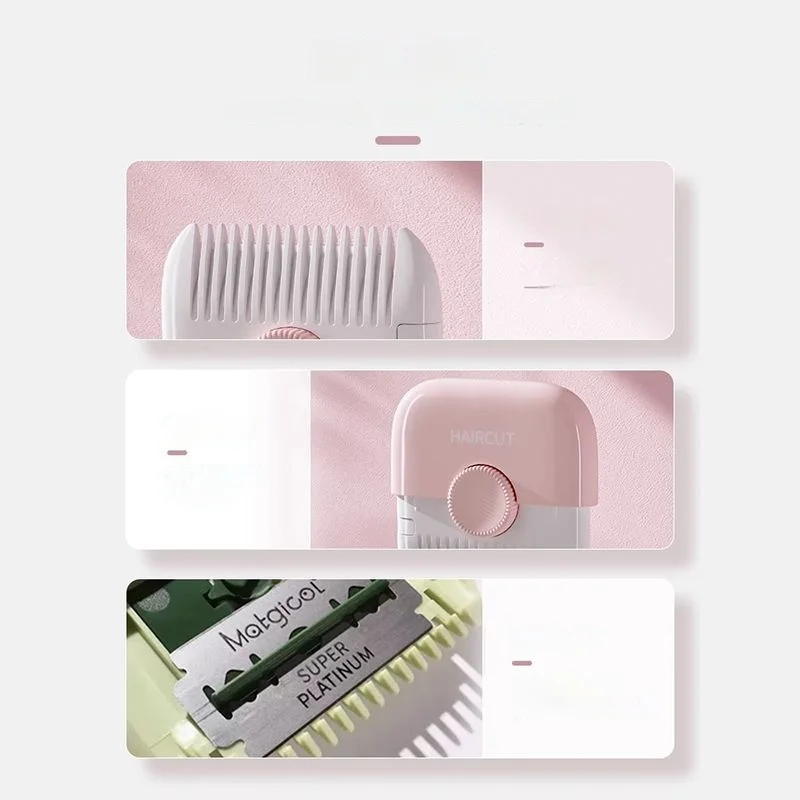 GIANXI Baby hair-cutting Comb 2-in-1 Hair-cutting Tool Portable girl's Hair Clipper Trims Broken Hair And Cut Split Ends Thin