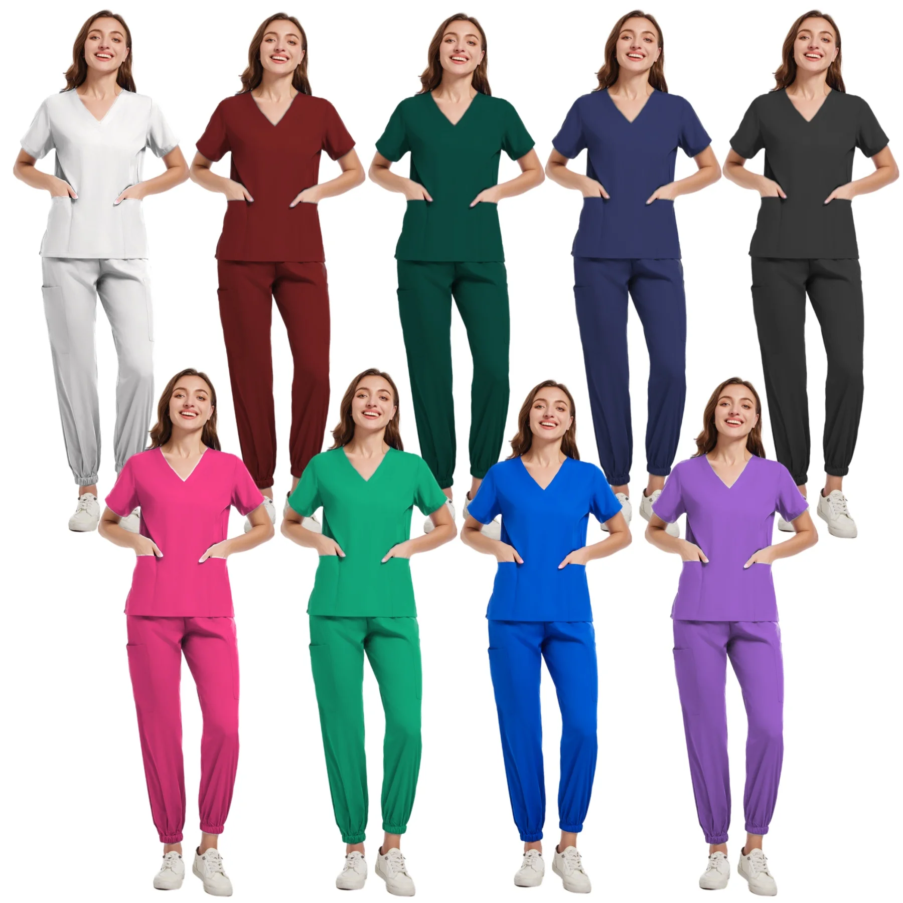 Women’s Hospital Scrub Suit – Pet Shop Medical Workwear