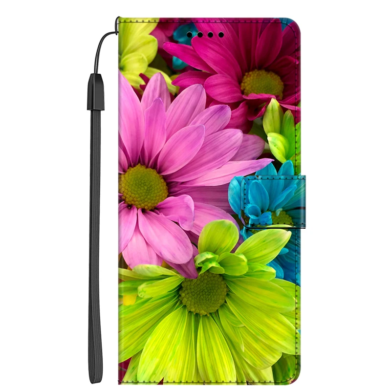 Elegant Flip Leather Wallet Cover with Stand - Premium Protection Case and Card Holder