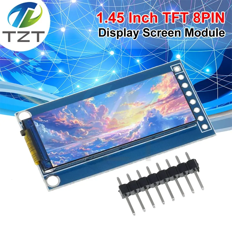 1,45 Zoll TFT LCD Display Modul GC9107 Kleine Bildschirm 60*160 Modul LCD Volle Ansicht SPI Farbe Bildschirm für Arduino