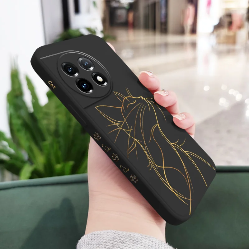 Proud Cat Liquid Silicone Phone Case Cover