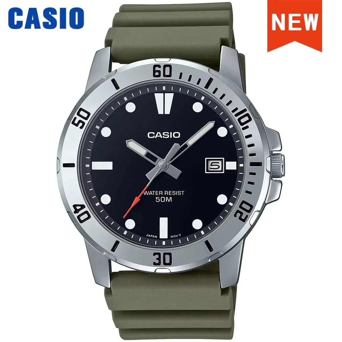 Casio uhr armbanduhr männer luxus marke set quarz 50m Wasserdicht