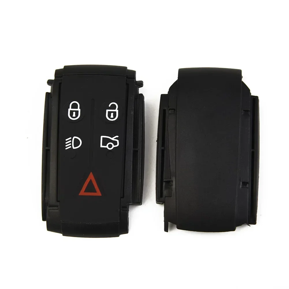 Premium Black 5-Button Remote Key Fob Case Cover with Blade