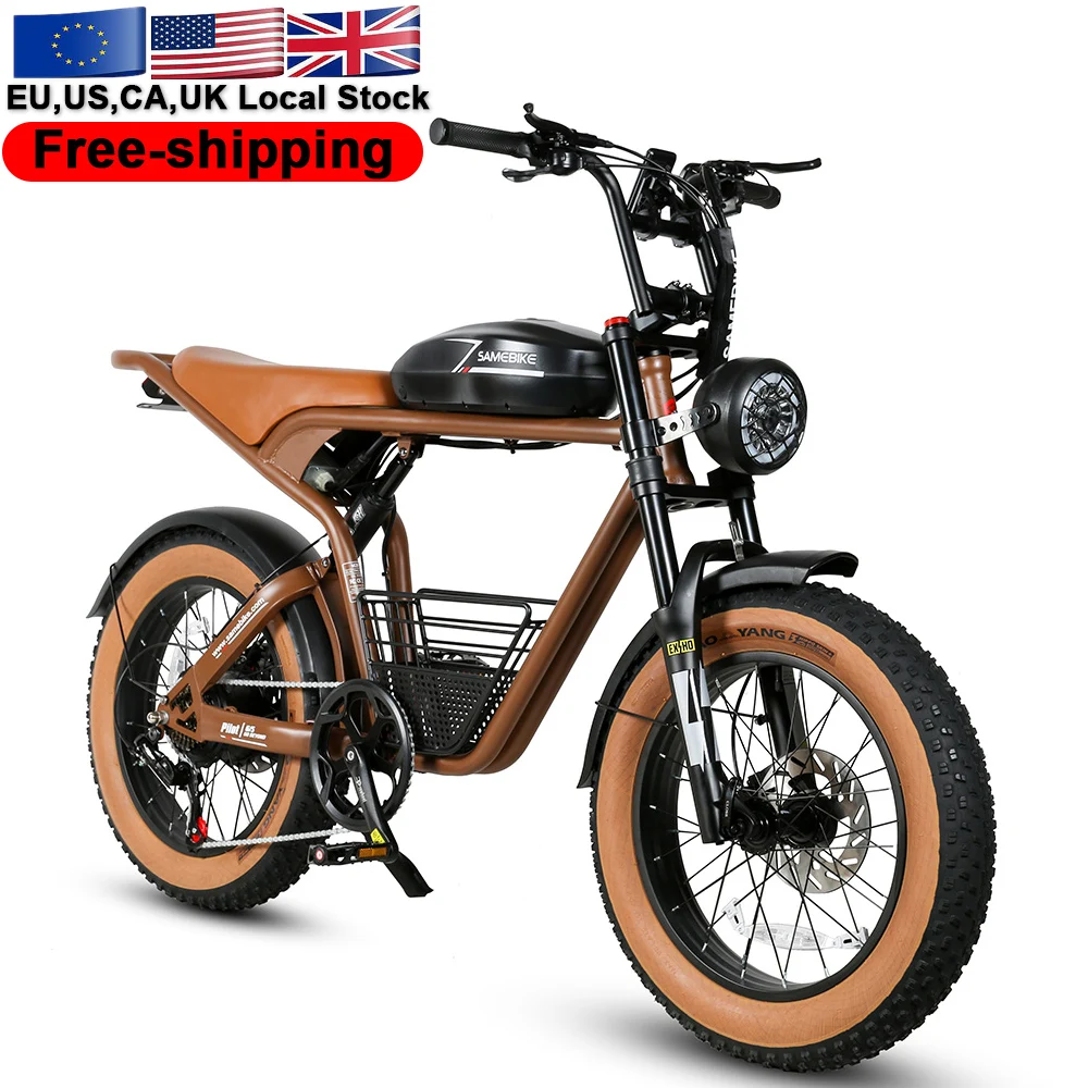 

Новинка 2024, электровелосипед SAMEBIKE со склада в ЕС, 1000 Вт, широкие шины для взрослых, внедорожный электрический велосипед, мотоциклы