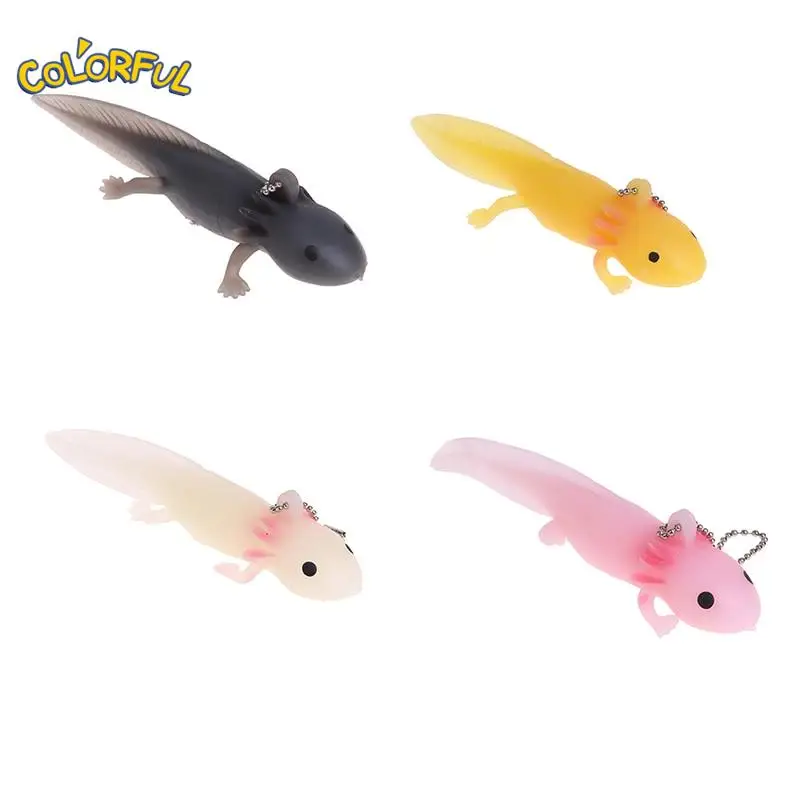 Funny Keychain Antistress Soft Fish Giant Salamande Stress Toy Squeeze Prank Joke Toys For Girls Gag Gifts Brinquedo