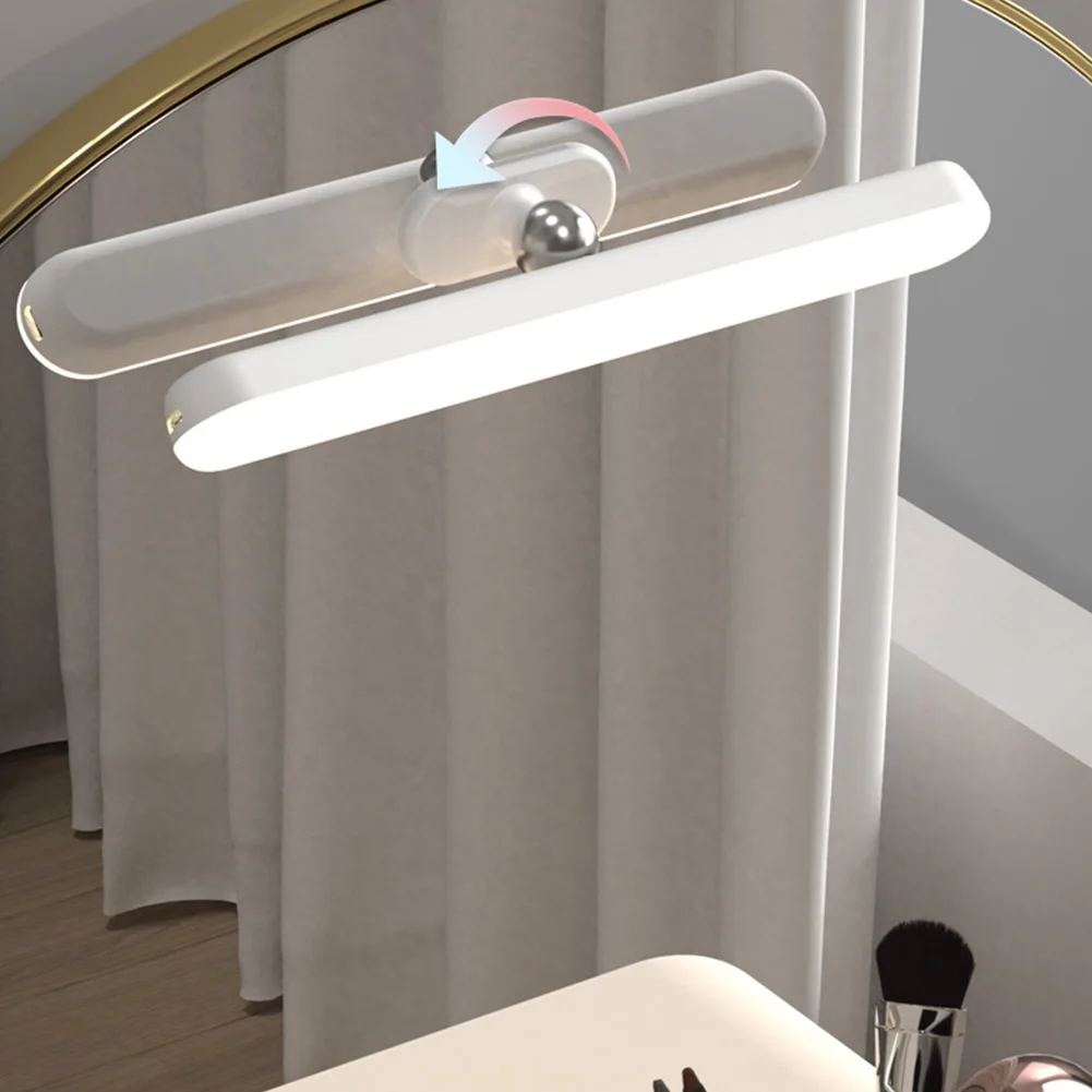 Wireless LED Vanity Mirror Lights with Adjustable Color, Brightness & Angle
