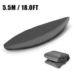 Deluxe Universal Waterproof UV-Resistant Kayak & Canoe Storage Cover (For kayak(4.6-5M))