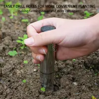 Manual Plant Transplanter Metal Garden Plant Transplanter Reusable Plant Transplanter Portable Bulb Planter Tool For Weeding 1