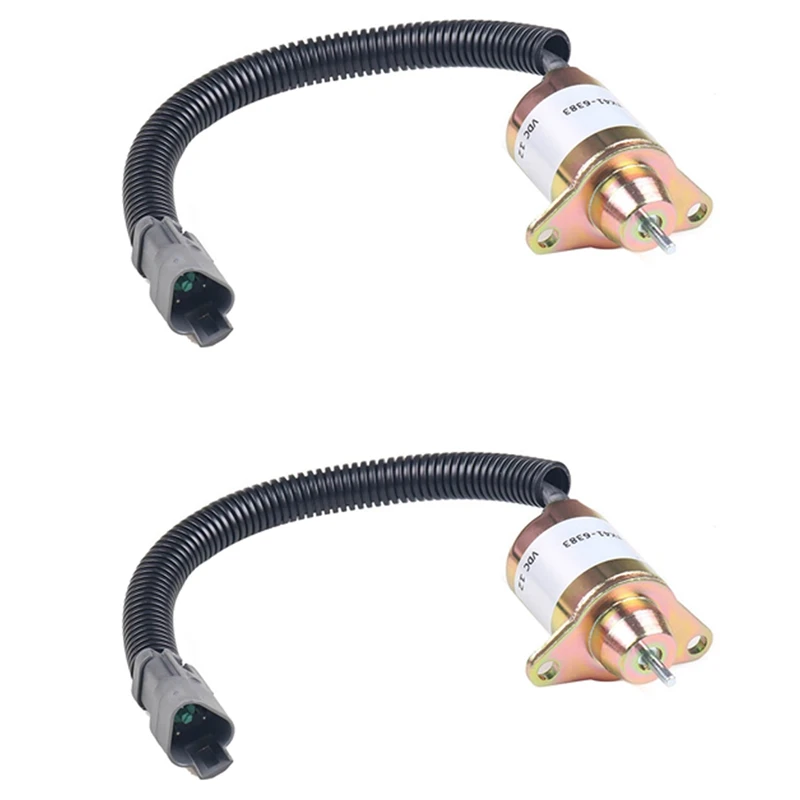 

2X TK41-6383 12V стопорный электромагнитный клапан для Yanmar Thermo King 12V электромагнитный клапан пламени