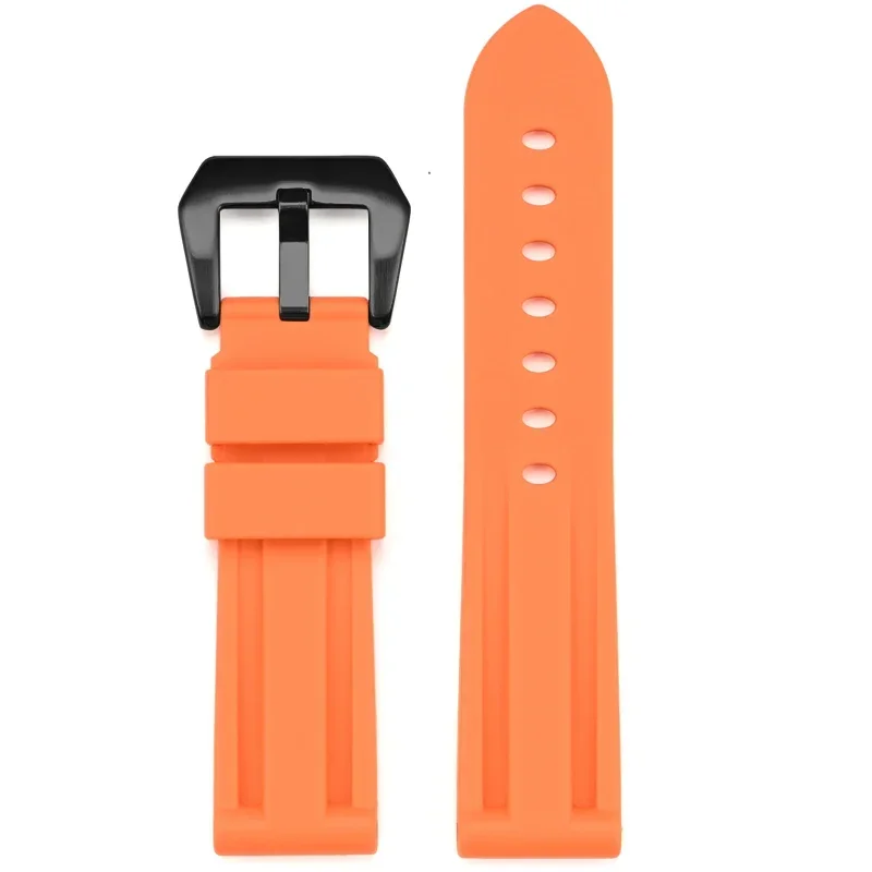 Waterproof Silicone Rubber Strap for Men - Sporty Diving Watch Band Accessories