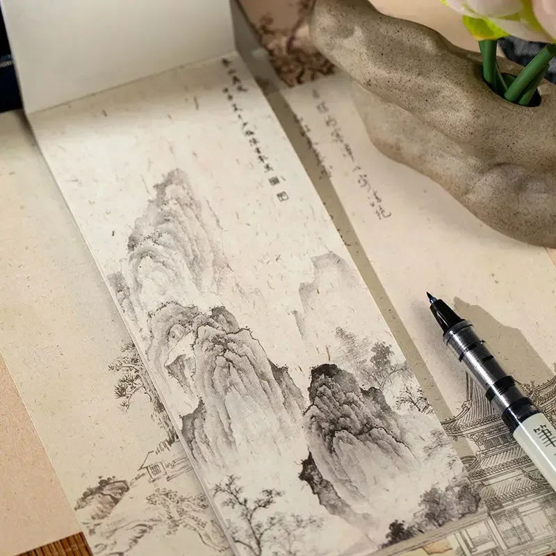 Рисунок 3 - Длинная Съемная книга для записей в национальном стиле