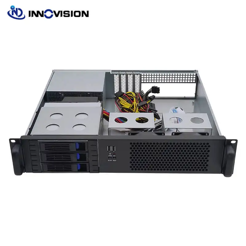 Capa para Placa-mãe Ultra Curta 2u Suporte L390 Alimentação Atx Mirco Atx Hdd de Baías Hotswap 2u Firewall Gateway Dvr Nas - Imagem 2