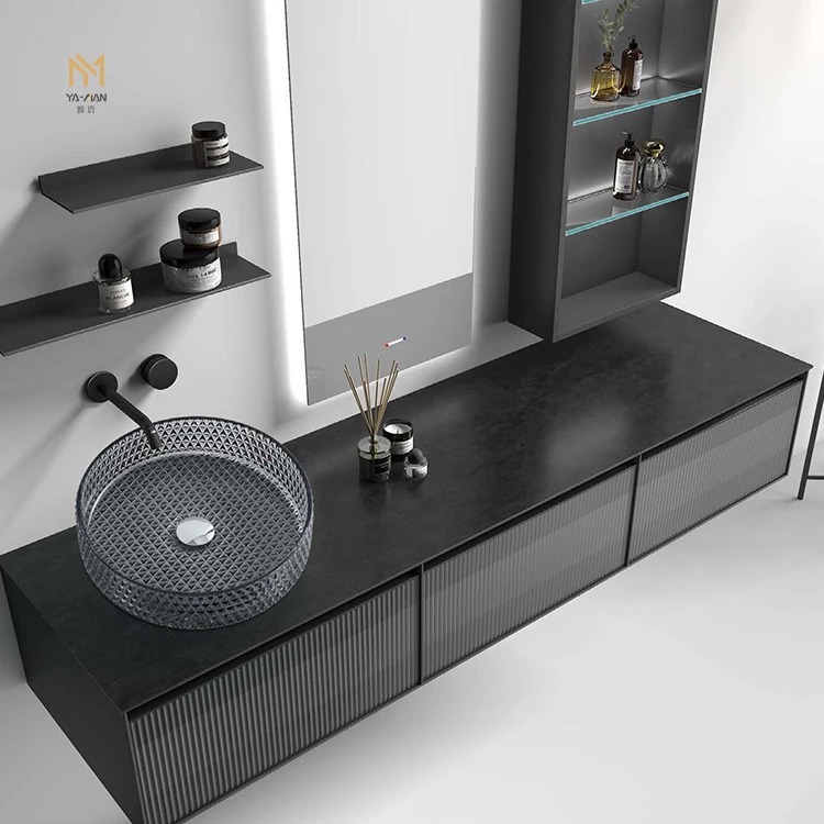 Luxury Vanity Bathroom Furniture Modern Double Sink Vanity Set